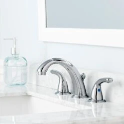 Builders 8 In. Widespread 2-Handle High-Arc Bathroom Faucet In Chrome -Master Locks Shop 8164c596282434960b8a65aa19d29555 1800x1800