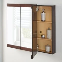 36-1/4 In. W X 29-3/4 In. H Fog Free Framed Surface-Mount Tri-view Bathroom Medicine Cabinet In Java -Master Locks Shop 81c54f1a62fc9ef3eb9975681b601d6c 84c5e352 c909 420f 824e af1cb8f7c8de 1800x1800