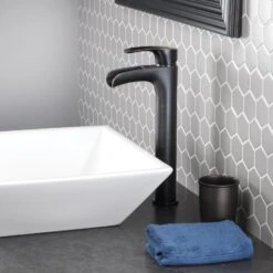 Jacuzzi Callum Brushed Nickel 1-handle Vessel WaterSense Bathroom Sink Faucet With Drain -Master Locks Shop 820633951476 08331509 1800x1800