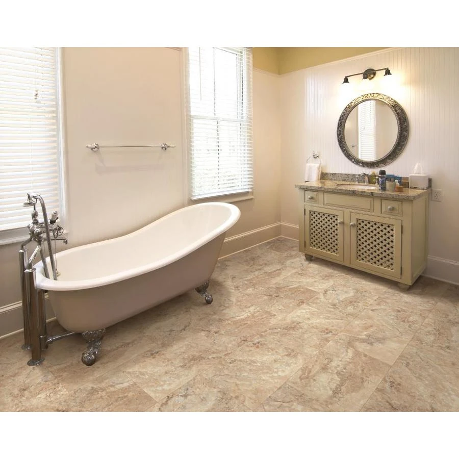 SMARTCORE Ultra 8-Piece 11.97-in X 23.62-in Tivoli Travertine Luxury Vinyl Plank Flooring 11 SMARTCORE Ultra 8-Piece 11.97-in X 23.62-in Tivoli Travertine Luxury Vinyl Plank Flooring - Image 9