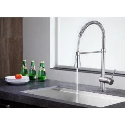 Carriage Single Handle Standard Kitchen Faucet In Brushed Nickel 21 Carriage Single Handle Standard Kitchen Faucet In Brushed Nickel -Master Locks Shop 8486e52a5efc8c8a49abfa82e9820aed 1800x1800