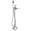 1-Handle Freestanding Floor Mount Roman Tub Faucet Bathtub Filler With Waterfall Style And Hand Shower In Chrome 1 1-Handle Freestanding Floor Mount Roman Tub Faucet Bathtub Filler With Waterfall Style And Hand Shower In Chrome -Master Locks Shop 854107ad65fdebf6471819c70b23bf8a 1800x1800