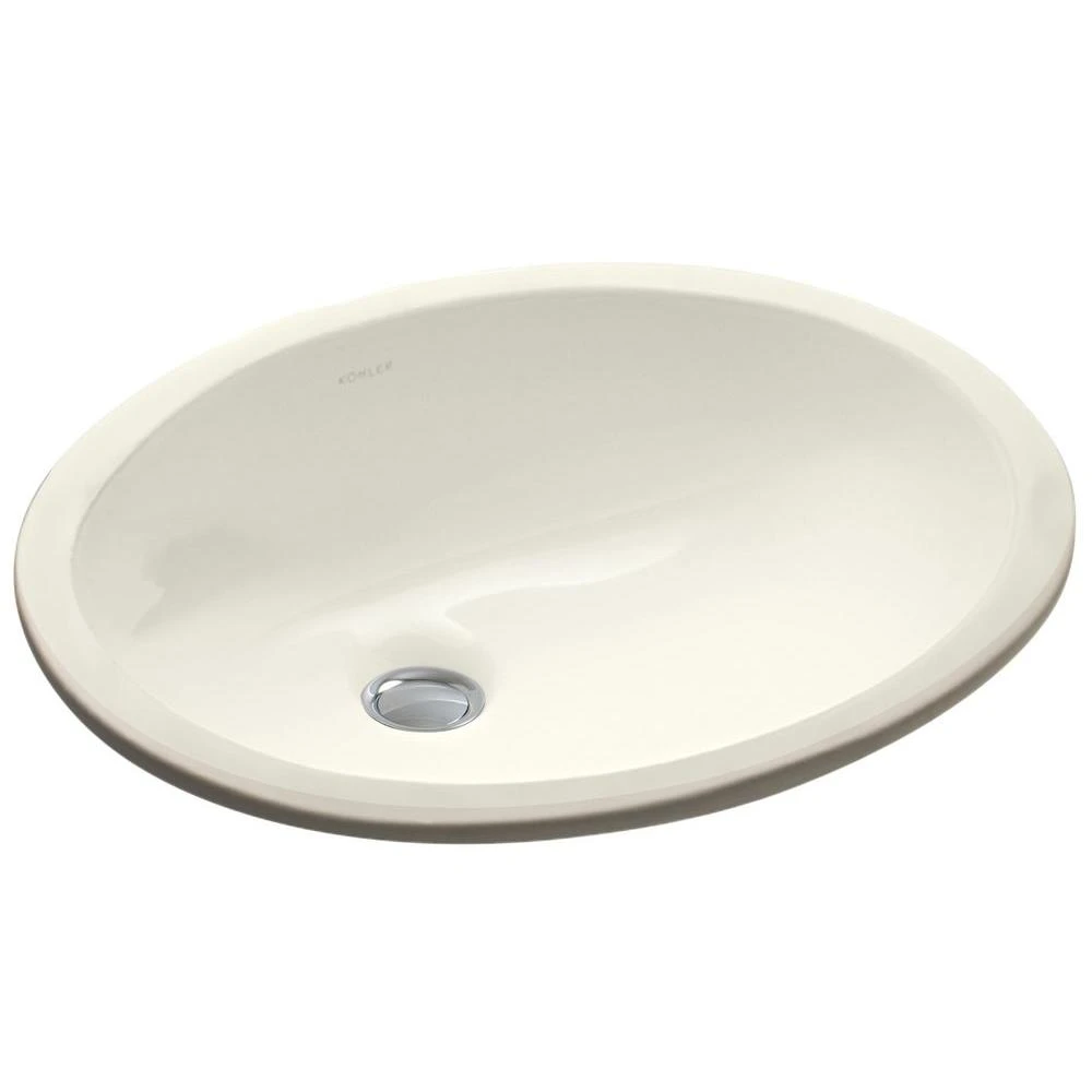 KOHLER Caxton Vitreous China Undermount Bathroom Sink In White With Overflow Drain 18 KOHLER Caxton Vitreous China Undermount Bathroom Sink In White With Overflow Drain - Image 16
