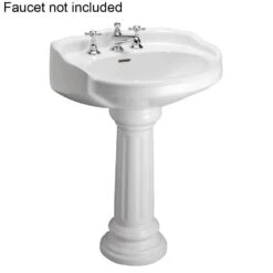 Pegasus Victoria 26 In. Pedestal Combo Bathroom Sink For 4 In. Centerset In White -Master Locks Shop 85cbadc00e2aac1d8850ab570c3ff179 1800x1800