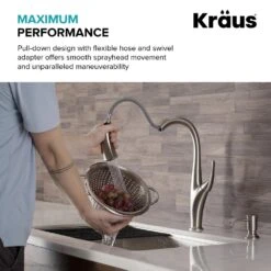 Odell Single-Handle Pull-Down Sprayer Kitchen Faucet With Dual Function Sprayhead In Spot Free Stainless Steel -Master Locks Shop 877822eac0c205ac7b46c2331a3506e2 1800x1800