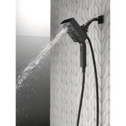 In2ition Two-in-One 4-Spray 4.5 In. Dual Wall Mount Fixed And Handheld H2Okinetic Shower Head In Matte Black -Master Locks Shop 87a2b1cbb64f4187a88a8f38682f2601 1800x1800