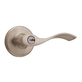Kwikset Balboa Satin Nickel Universal Keyed Entry Door Handle 3 Kwikset Balboa Satin Nickel Universal Keyed Entry Door Handle