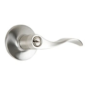 Gatehouse Olivia Satin Nickel Universal Keyed Entry Door Handle 3 Gatehouse Olivia Satin Nickel Universal Keyed Entry Door Handle