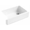 KOHLER Whitehaven 32.68-in X 21.56-in White Single Bowl Tall (8-in Or Larger) Drop-In Apron Front/Farmhouse Residential Kitchen Sink -Master Locks Shop 885612232694 1800x1800