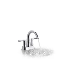 KOHLER Lilyfield Brushed Nickel 2-Handle 4-in Centerset WaterSense Bathroom Sink Faucet With Drain 31 KOHLER Lilyfield Brushed Nickel 2-Handle 4-in Centerset WaterSense Bathroom Sink Faucet With Drain -Master Locks Shop 885612574626 08550006 1800x1800