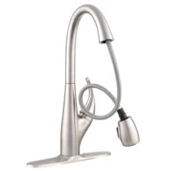 DeLuca Single-Handle Pull-Down Sprayer Kitchen Faucet With ShieldSpray Technology And Soap Dispenser In Stainless -Master Locks Shop 88833976bd94a624d7589a47d6372a94 1800x1800