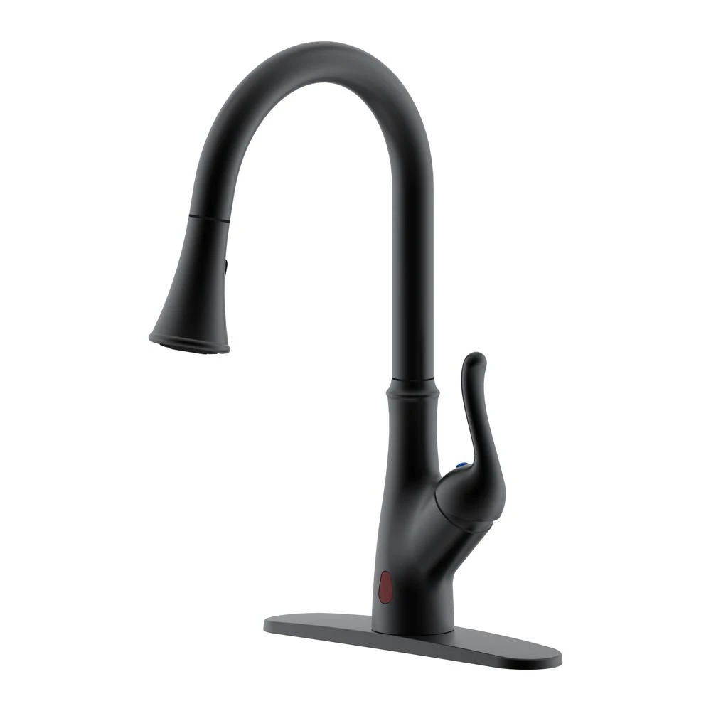 Brisbane Single-Handle Pull Down Sprayer Sensor Kitchen Faucet Brushed Nickel 5 Brisbane Single-Handle Pull Down Sprayer Sensor Kitchen Faucet Brushed Nickel - Image 3