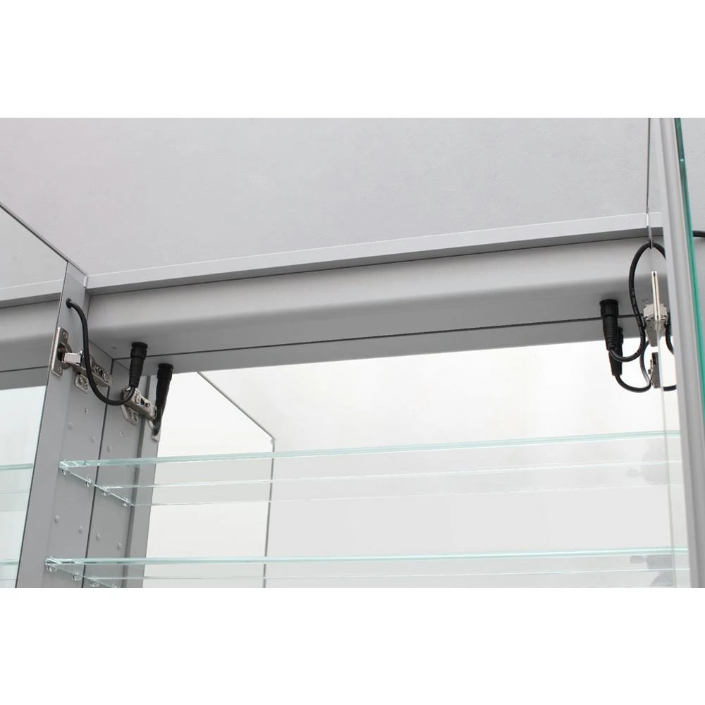 Royale Basic 30 In. W X 30 In. H Recessed Or Surface Mount Medicine Cabinet With Bi-View Door, LED Lighting With Dimmer 6 Royale Basic 30 In. W X 30 In. H Recessed Or Surface Mount Medicine Cabinet With Bi-View Door, LED Lighting With Dimmer - Image 4