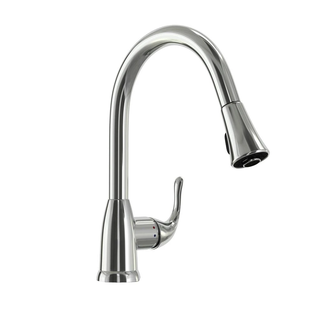 Market Single-Handle Pull-Down Sprayer Kitchen Faucet In Chrome 7 Market Single-Handle Pull-Down Sprayer Kitchen Faucet In Chrome - Image 5