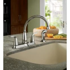 Brecklyn 2-Handle Standard Kitchen Faucet With Side Sprayer In Spot Resist Stainless -Master Locks Shop 8bab9993f89d15e8d04e20af8245b8e5 1800x1800