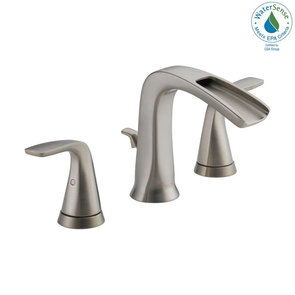 Tolva 8 In. Widespread 2-Handle Bathroom Faucet In Brushed Nickel 10 Tolva 8 In. Widespread 2-Handle Bathroom Faucet In Brushed Nickel - Image 8