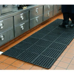 Rubber-Cal "Dura-Chef Interlock" Anti-Fatigue Mats - 5/8 In X 3 Ft X 3 Ft - Black Rubber Matting -Master Locks Shop 8ef0dd55 86fd 4108 afbb 2a61b2e873e1 1.ea11a2266910087e0636fd5ac5fffad7 1800x1800