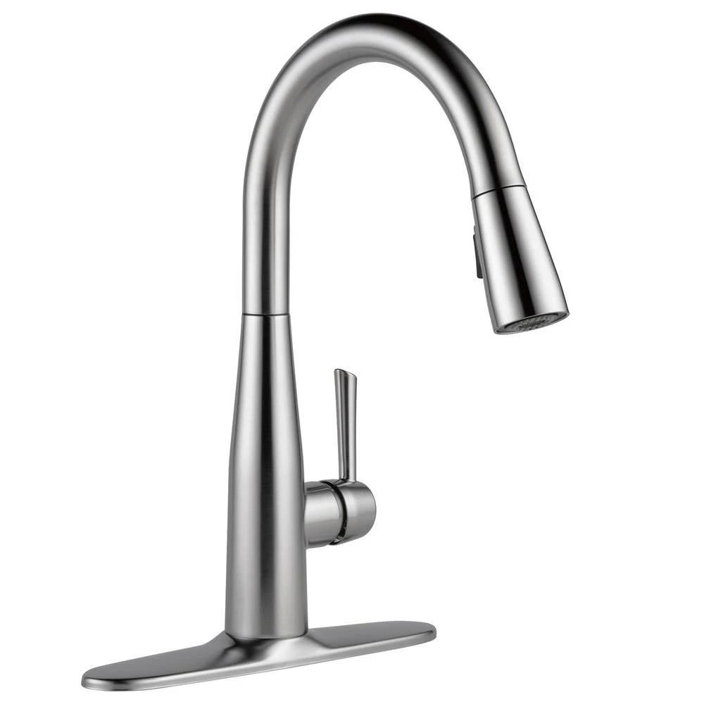 Essa Single-Handle Pull-Down Sprayer Kitchen Faucet With MagnaTite Docking In Arctic Stainless 3 Essa Single-Handle Pull-Down Sprayer Kitchen Faucet With MagnaTite Docking In Arctic Stainless