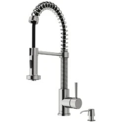 Edison Single-Handle Pull-Down Sprayer Kitchen Faucet With Soap Dispenser In Matte Black -Master Locks Shop 90534d01c7b47aaa39f65eb8a6fe0855 1800x1800