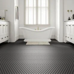 Daltile Restore Matte Black Hexagon 10 In. X 12 In. X 6.35 Mm Glazed Ceramic Mosaic Tile (0.81 Sq. Ft./piece) 10 Daltile Restore Matte Black Hexagon 10 In. X 12 In. X 6.35 Mm Glazed Ceramic Mosaic Tile (0.81 Sq. Ft./piece) -Master Locks Shop 917315b1500d482937bad52beb74dca3 1800x1800