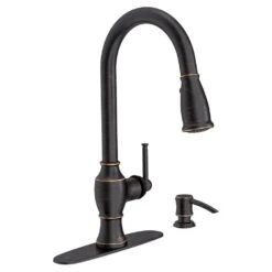 Marchand Single Handle Pull-Down Sprayer Kitchen Faucet In Legacy Bronze -Master Locks Shop 91948714a47111e073c09aee52f84d40 1800x1800