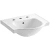 KOHLER Veer 21 In. Vitreous China Pedestal Sink Basin In White With Overflow Drain 2 KOHLER Veer 21 In. Vitreous China Pedestal Sink Basin In White With Overflow Drain -Master Locks Shop 91d3e1ecde84ef378f1b41dfcc6375f9 1800x1800