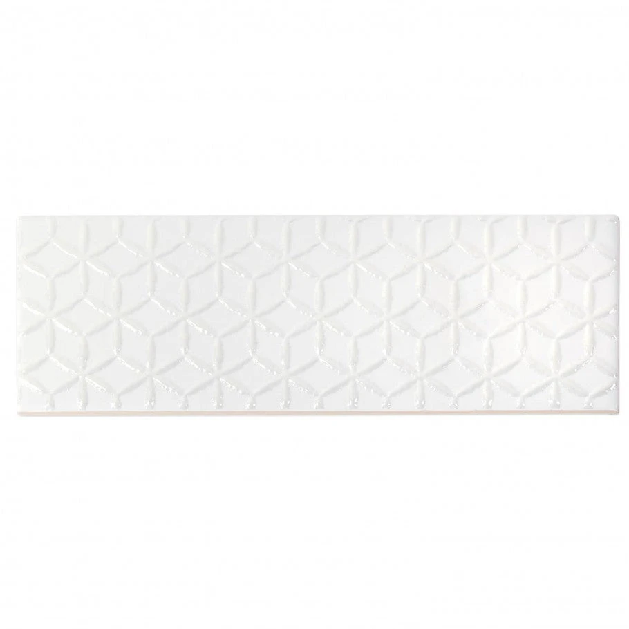 Bond Tile Wembley Snowflake 3 In. X 9 In. Matte Ceramic Subway Wall Tile (30 Pieces 5.16 Sq. Ft. / Box) 6 Bond Tile Wembley Snowflake 3 In. X 9 In. Matte Ceramic Subway Wall Tile (30 Pieces 5.16 Sq. Ft. / Box) - Image 4