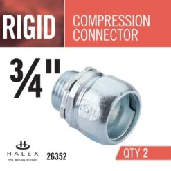 3/4 In. Rigid Threadless Compression Conduit Connectors (2-Pack) 9 3/4 In. Rigid Threadless Compression Conduit Connectors (2-Pack) -Master Locks Shop 94ae8c41aac885feb8be40ef563ba050 1800x1800