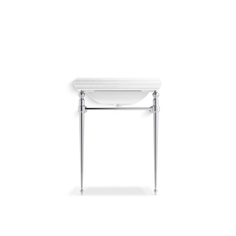 KOHLER Memoirs 5-3/8 In. Cermaic Pedestal Sink Basin In White With Overflow Drain 5 KOHLER Memoirs 5-3/8 In. Cermaic Pedestal Sink Basin In White With Overflow Drain - Image 3