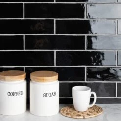 Merola Tile Chester Nero 3 In. X 12 In. Ceramic Subway Wall Tile (5.93 Sq. Ft. / Case) -Master Locks Shop 94de9a81370f05c435942c028af871bf 1800x1800