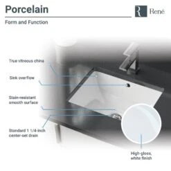 Rene 18.25 In. Undermount Bathroom Sink In White With Pop-Up Drain In Brushed Nickel -Master Locks Shop 9650bf489833a64d4c4086f500b8f129 1800x1800