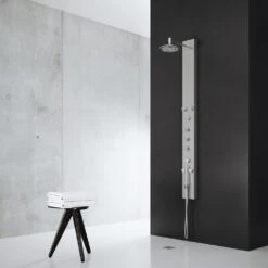 Dilana 66.875 In. 6-Jet High Pressure Shower Panel System With Adjustable Handheld Dual Shower In Stainless Steel -Master Locks Shop 97a359c6b6d03294f5366fc9c70a7777 1800x1800