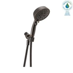 7-Spray 5 In. Single Wall Mount Handheld Shower Head In SpotShield Venetian Bronze -Master Locks Shop 994fcc2db940f0cb3e922f770ecb23c9 1800x1800