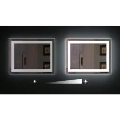 40 In. X 32 In. Single Frameless LED Lighted Bathroom Wall Mounted Mirror 21 40 In. X 32 In. Single Frameless LED Lighted Bathroom Wall Mounted Mirror -Master Locks Shop 999690f077fd71b6bdc714b4261416cd 1800x1800