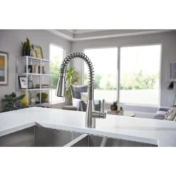 Springvale Single-Handle Pull-Down Sprayer Kitchen Faucet With Reflex And Power Boost In Spot Resist Stainless -Master Locks Shop 9997a9bf024158212673935a83b5512c 1800x1800