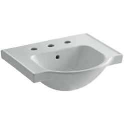 KOHLER Veer 21 In. Vitreous China Pedestal Sink Basin In White With Overflow Drain -Master Locks Shop 9b338a7958659cc6958c1cadf5fddae2 1800x1800