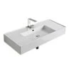 Nameeks Teorema 2-Wall Mounted Bathroom Sink In White