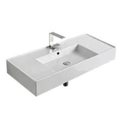 Nameeks Teorema 2-Wall Mounted Bathroom Sink In White