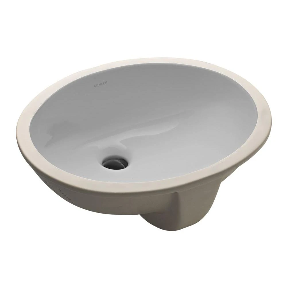 KOHLER Caxton Vitreous China Undermount Bathroom Sink In White With Overflow Drain 14 KOHLER Caxton Vitreous China Undermount Bathroom Sink In White With Overflow Drain - Image 12