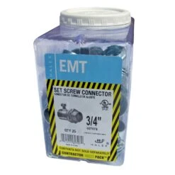 3/4 In. Electrical Metallic Tube (EMT) Set-Screw Connectors (25-Pack) 10 3/4 In. Electrical Metallic Tube (EMT) Set-Screw Connectors (25-Pack) -Master Locks Shop 9c31d3fa434ffa847604f161b41ac3a9 1800x1800