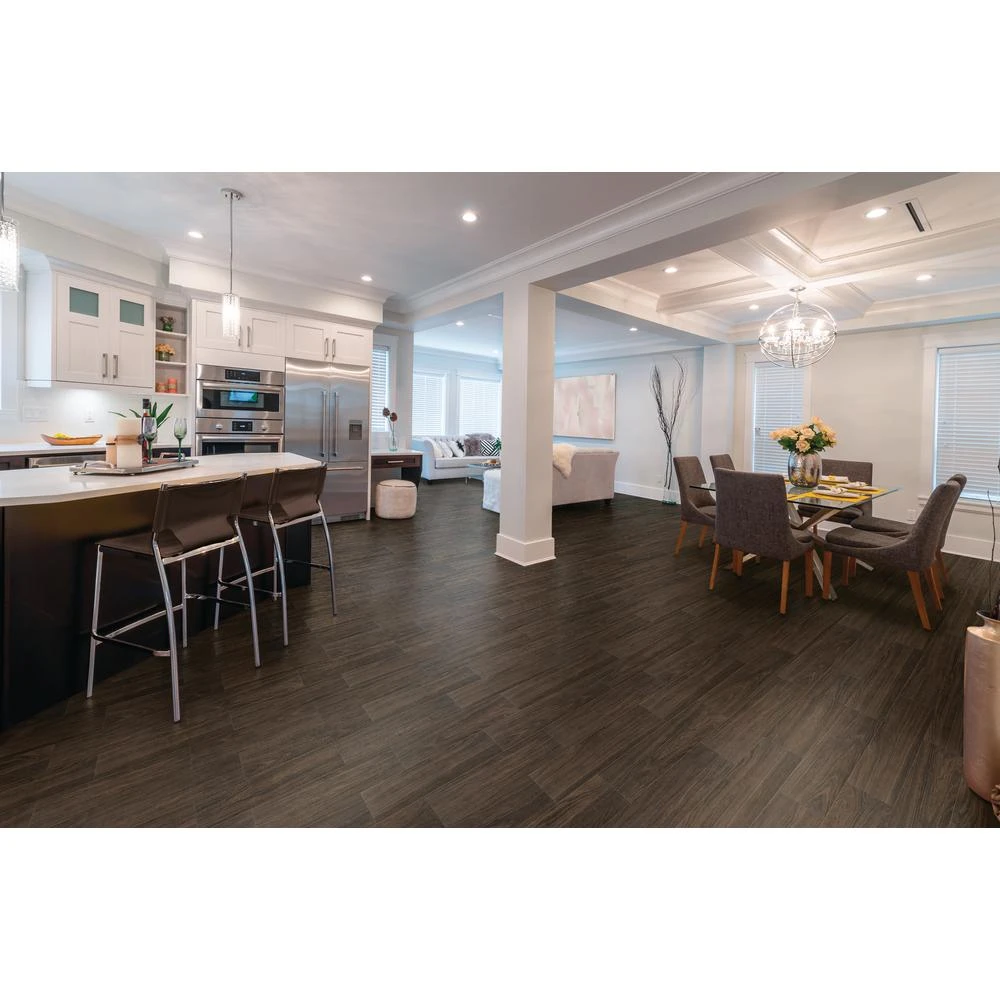 Florida Tile Home Collection Burlington Walnut 6 In. X 24 In. Porcelain Floor And Wall Tile (448 Sq. Ft./ Pallet) 6 Florida Tile Home Collection Burlington Walnut 6 In. X 24 In. Porcelain Floor And Wall Tile (448 Sq. Ft./ Pallet) - Image 4