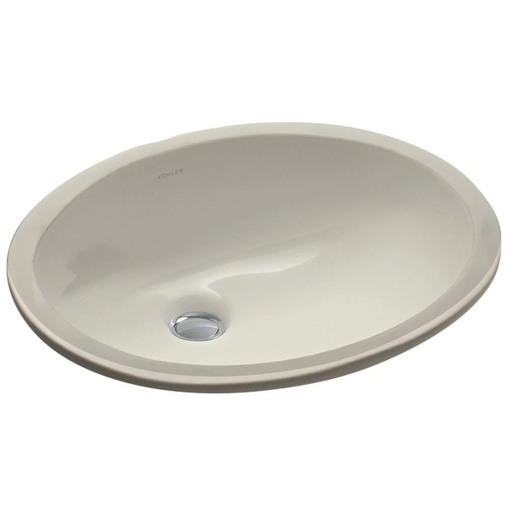 KOHLER Caxton Vitreous China Undermount Bathroom Sink In White With Overflow Drain 13 KOHLER Caxton Vitreous China Undermount Bathroom Sink In White With Overflow Drain - Image 11