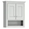 Briarwood Cottage 24"W X 9"D X 30"H Birch Fog Bathroom Wall Cabinet 2 Briarwood Cottage 24"W X 9"D X 30"H Birch Fog Bathroom Wall Cabinet -Master Locks Shop Cottage BirchFog WCC2430 1800x1800
