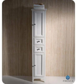 Fresca Oxford 14"W X 16"D X 68"H Antique White Linen Cabinet 11 Fresca Oxford 14"W X 16"D X 68"H Antique White Linen Cabinet -Master Locks Shop FST2060AW 3 1800x1800