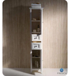 Fresca Oxford 14"W X 16"D X 68"H Antique White Linen Cabinet 13 Fresca Oxford 14"W X 16"D X 68"H Antique White Linen Cabinet -Master Locks Shop FST2060AW 4 1800x1800