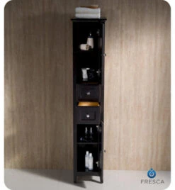 Fresca Oxford 14"W X 16"D X 68"H Espresso Linen Cabinet 13 Fresca Oxford 14"W X 16"D X 68"H Espresso Linen Cabinet -Master Locks Shop FST2060ES 4 1800x1800
