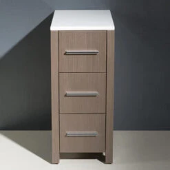 Fresca Torino 12"W X 18"D X 28"H Gray Oak Linen Cabinet -Master Locks Shop FST6212GO 3 29e3799d e804 4759 8163 37c6dd6d08e3 1800x1800