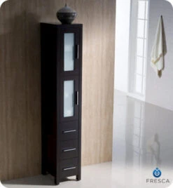 Fresca Torino 12"W X 15"D X 68-1/8"H Espresso Linen Cabinet -Master Locks Shop FST6260ES 1 2f087a75 fcae 4ca9 8bf5 95f1951b3180 1800x1800