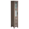Fresca Torino 12"W X 15"D X 68-1/8"H Gray Oak Linen Cabinet -Master Locks Shop FST6260GO WHITEBACKGROUND 1800x1800
