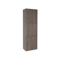 Fresca 18"W X 12"D X 59"H Gray Oak Linen Cabinet